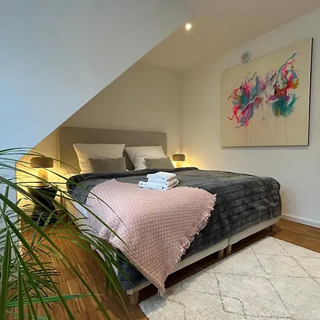 Neues Modernes Dachgeschossloft Naehe Zentrum Uni Messe Apartament