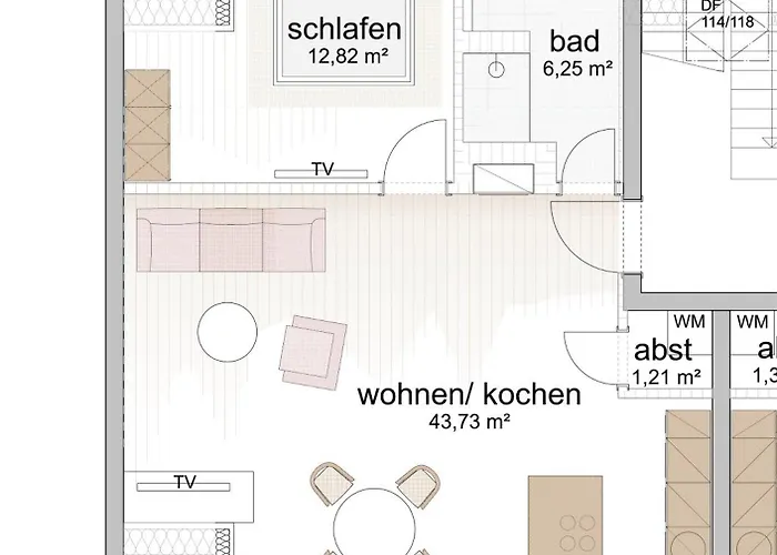Neues Modernes Dachgeschossloft Naehe Zentrum Uni Messe Appartement *
