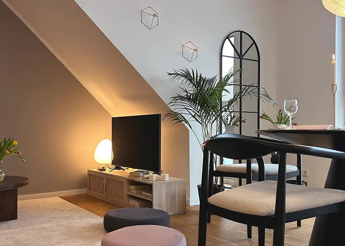 Appartement Neues Modernes Dachgeschossloft Naehe Zentrum Uni Messe *