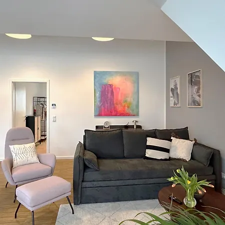Apartament Neues Modernes Dachgeschossloft Naehe Zentrum Uni Messe Hanower