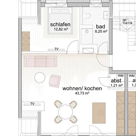 Neues Modernes Dachgeschossloft Naehe Zentrum Uni Messe Apartmán *
